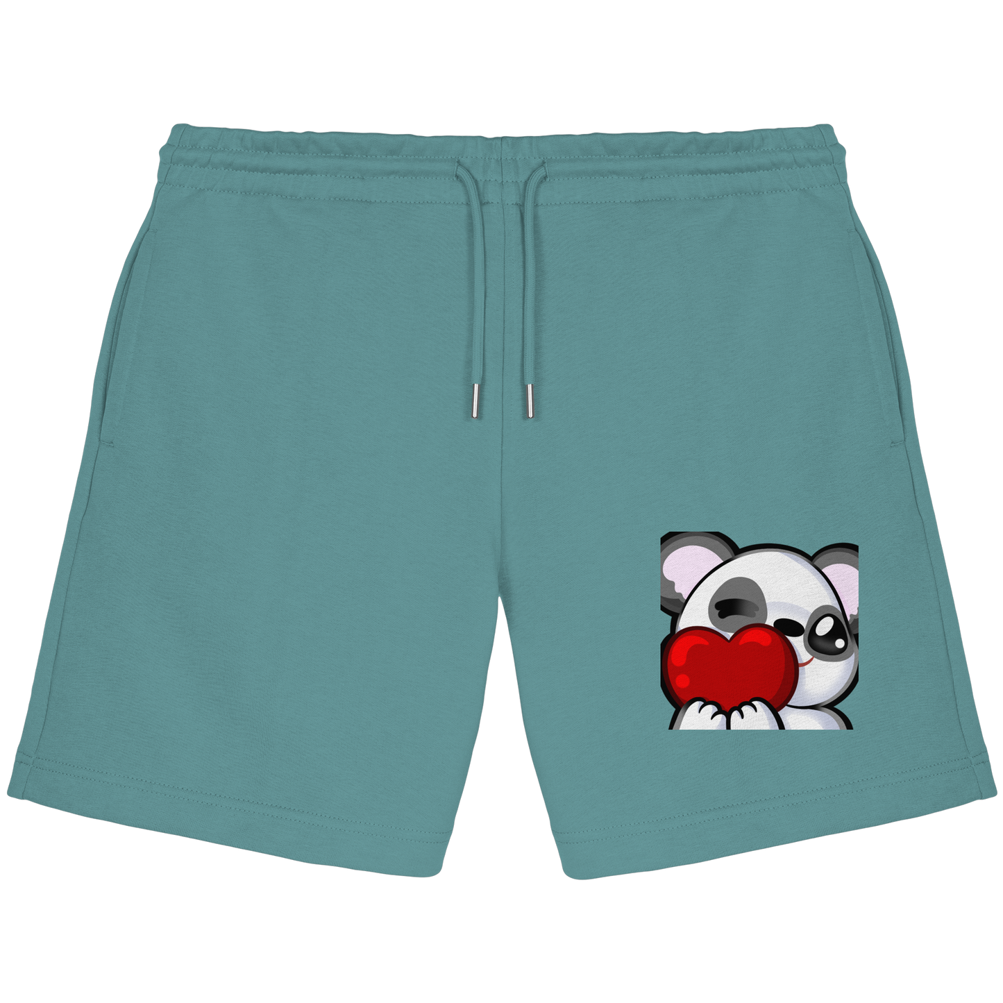 Candy Panda Love - Organic Jogger Shorts