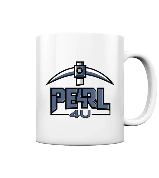 Pe4rl4U - Tasse weiß glänzend
