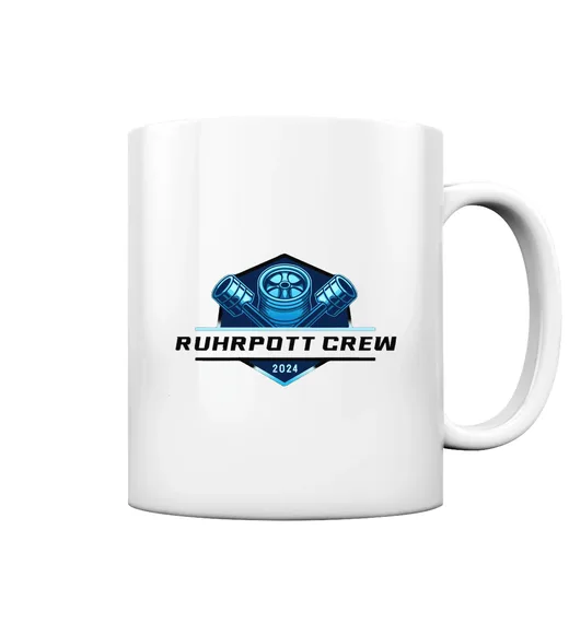 Ruhrpott Crew 2024 - Tasse weiß glänzend