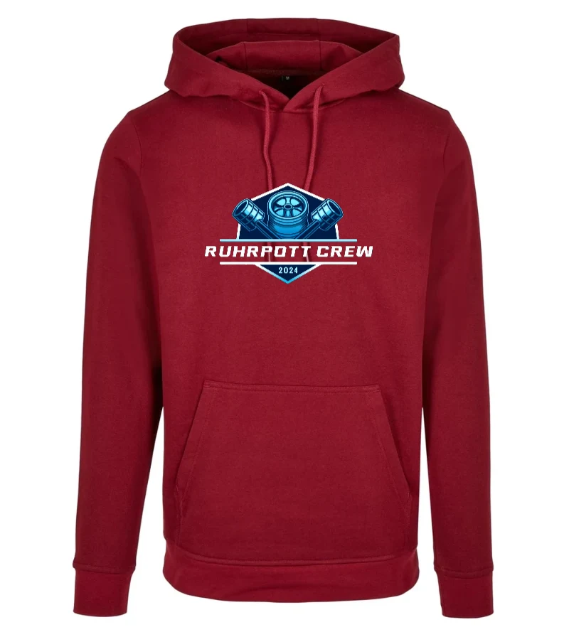 Ruhrpott Crew 2024 - Hoodie in Burgundy