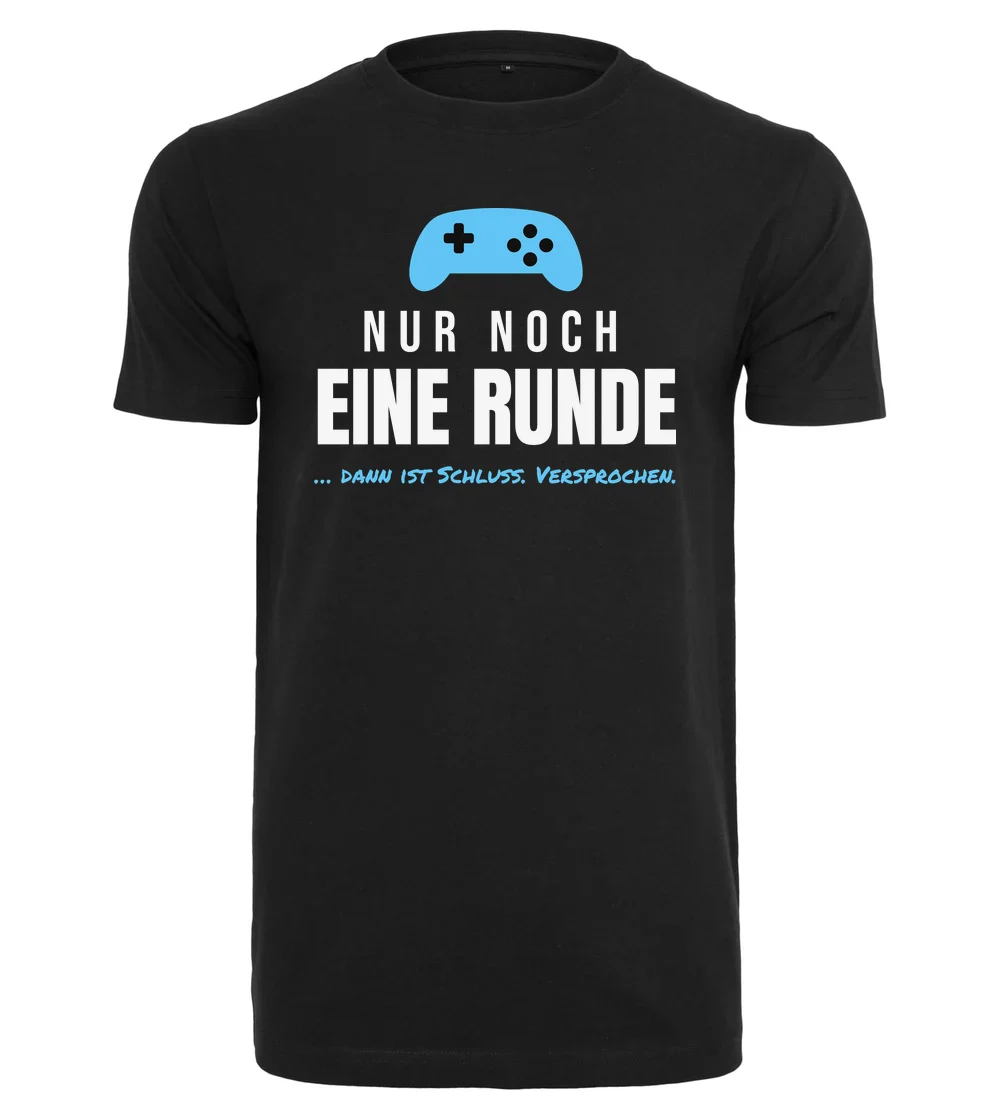 Gaming - Nur noch eine Runde T-Shirt in Black