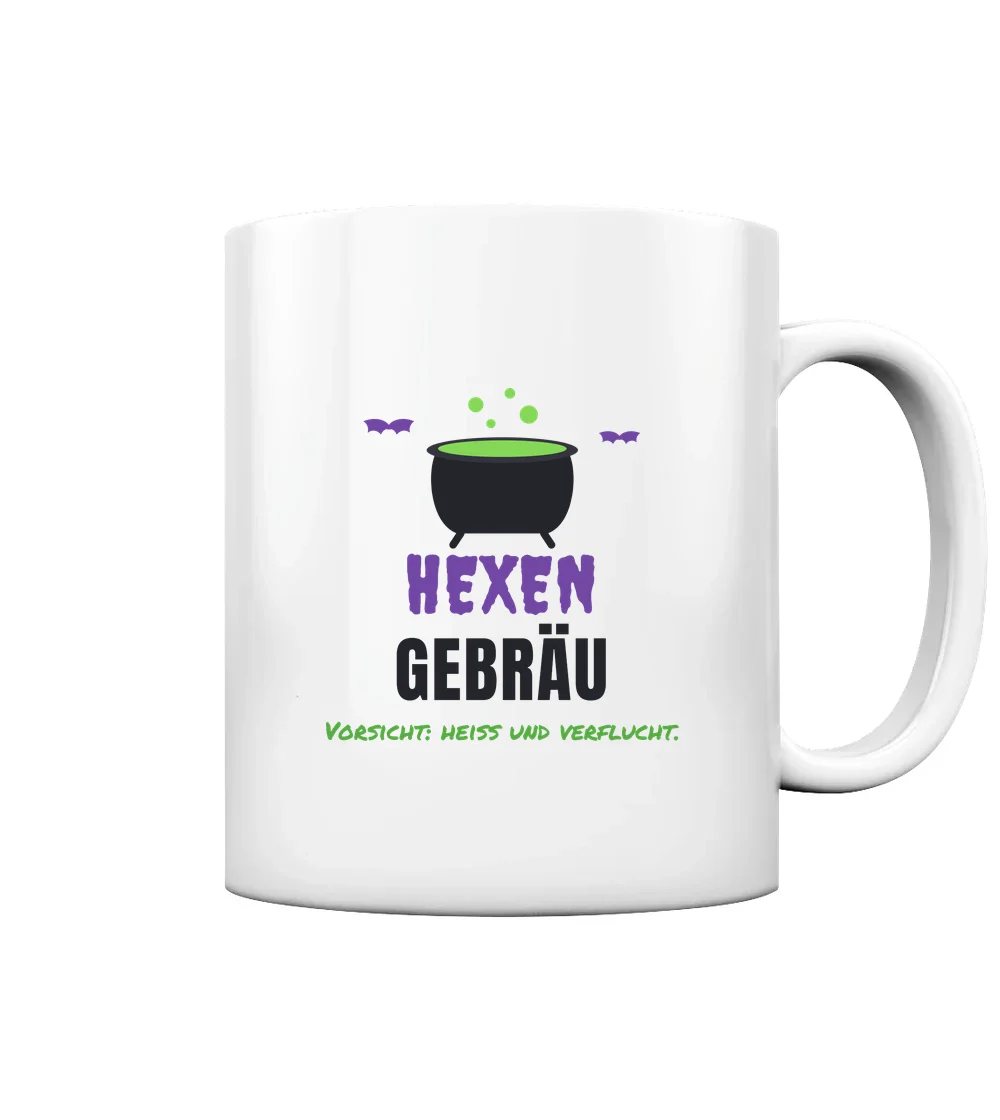 Halloween - Hexengebräu Tasse in White glossy