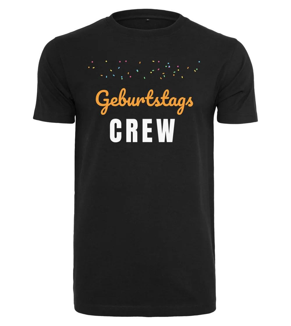 Geburtstag - Geburtstags-Crew T-Shirt in Black