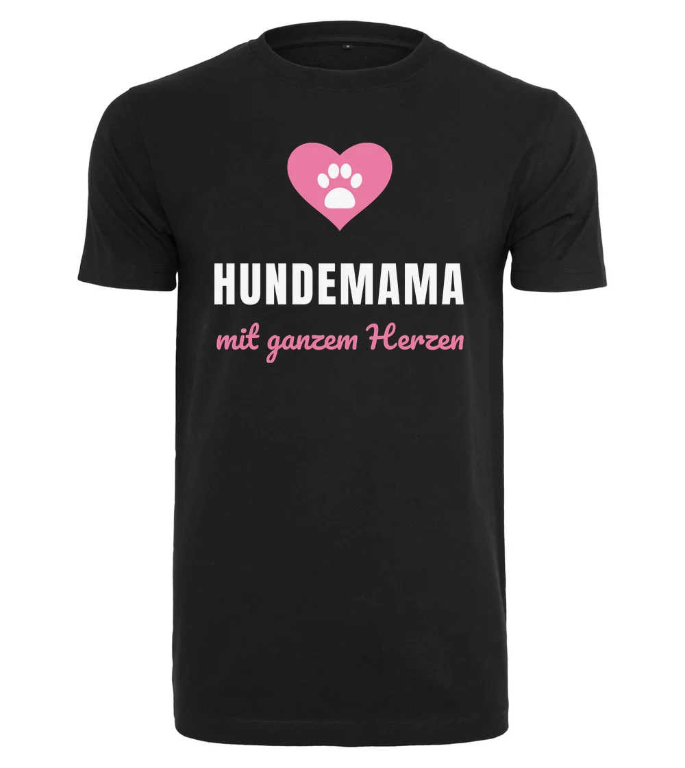 Haustiere - Hundemama T-Shirt in Black