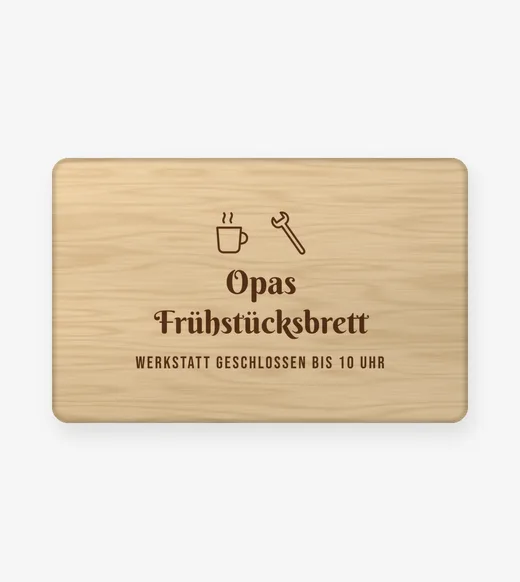 Familie - Opas Frühstücksbrett Frühstücksbrett