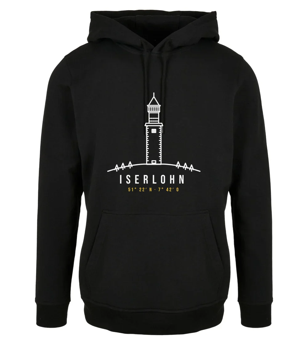 Sauerland - Iserlohn Danzturm Hoodie in Black
