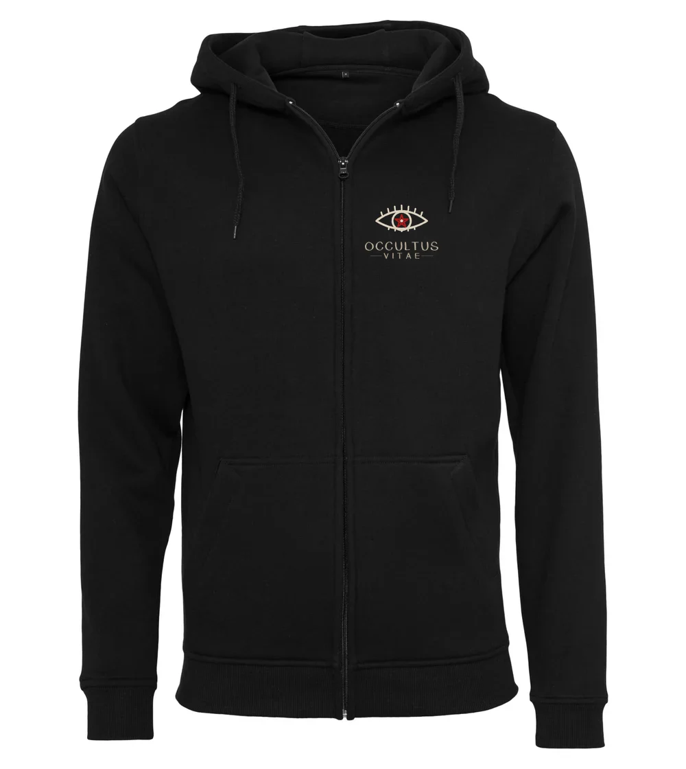 Occultus Vitae - Akte Sektor 01 Zip-Hoodie in Black