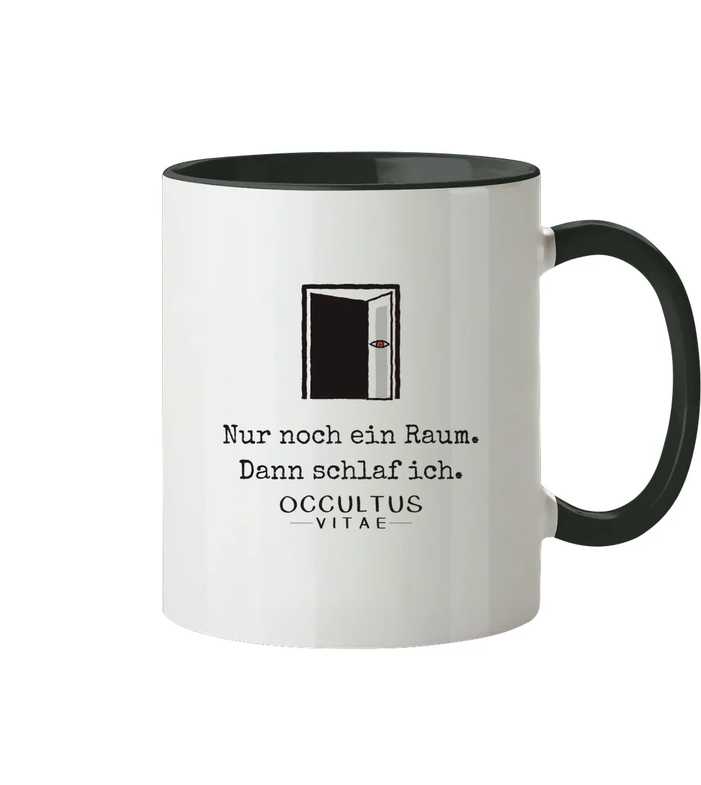 Occultus Vitae - Nur noch ein Raum Tasse in Schwarz