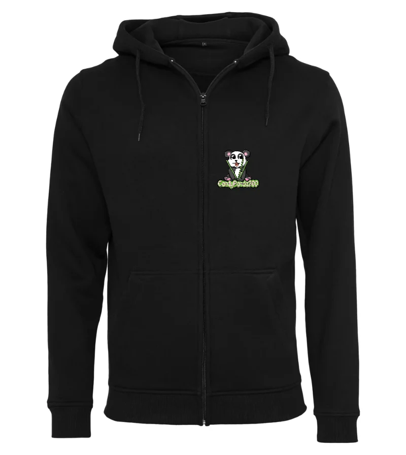 Candy Panda Original - Zip-Hoodie in Black