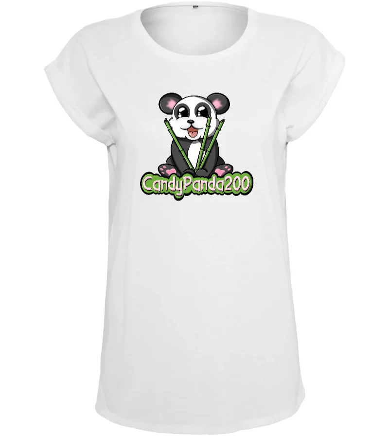 Candy Panda Original - Damen T-Shirt in White