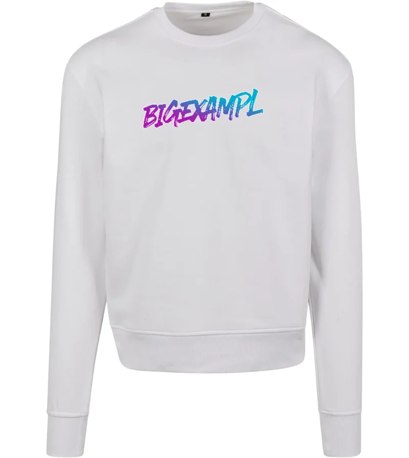 BIGEXAMPL - Oversize Sweatshirt in White