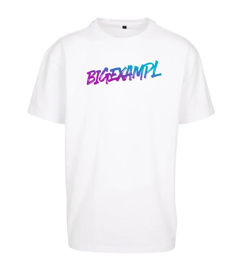 BIGEXAMPL - Oversize T-Shirt in White