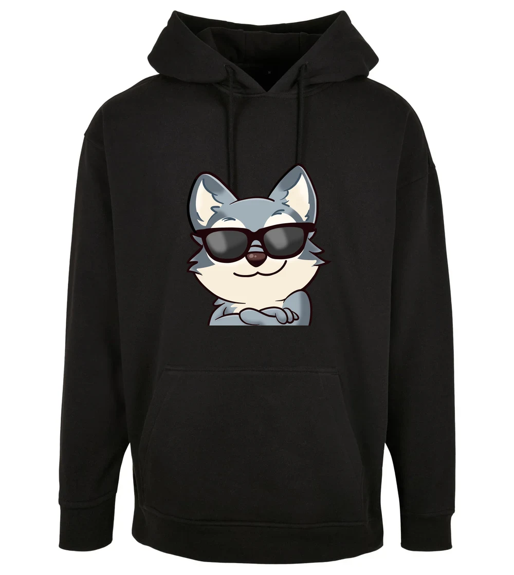 G00mba Emotes Kollektion - Oversize Hoodie in Black