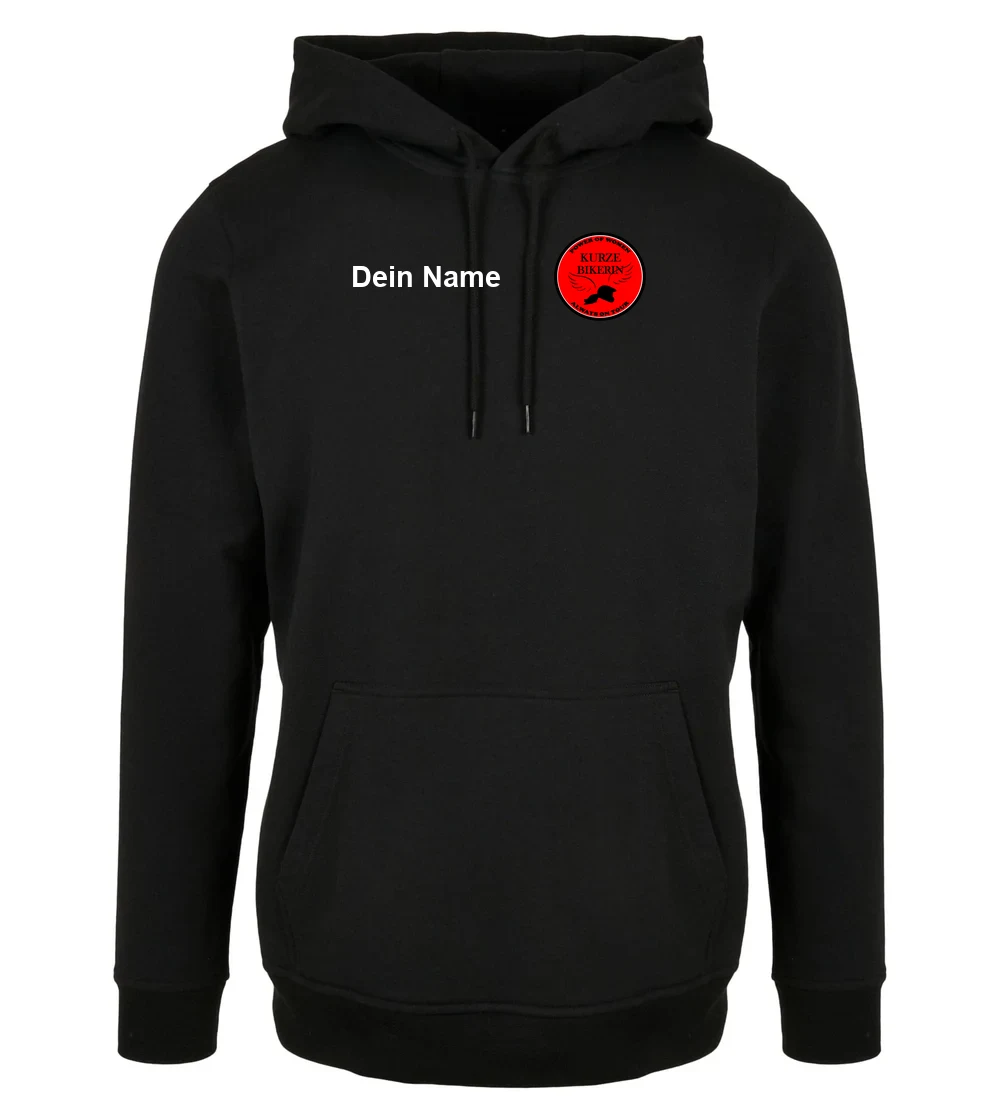 Kurze Bikerin Merchandise - Hoodie in Black