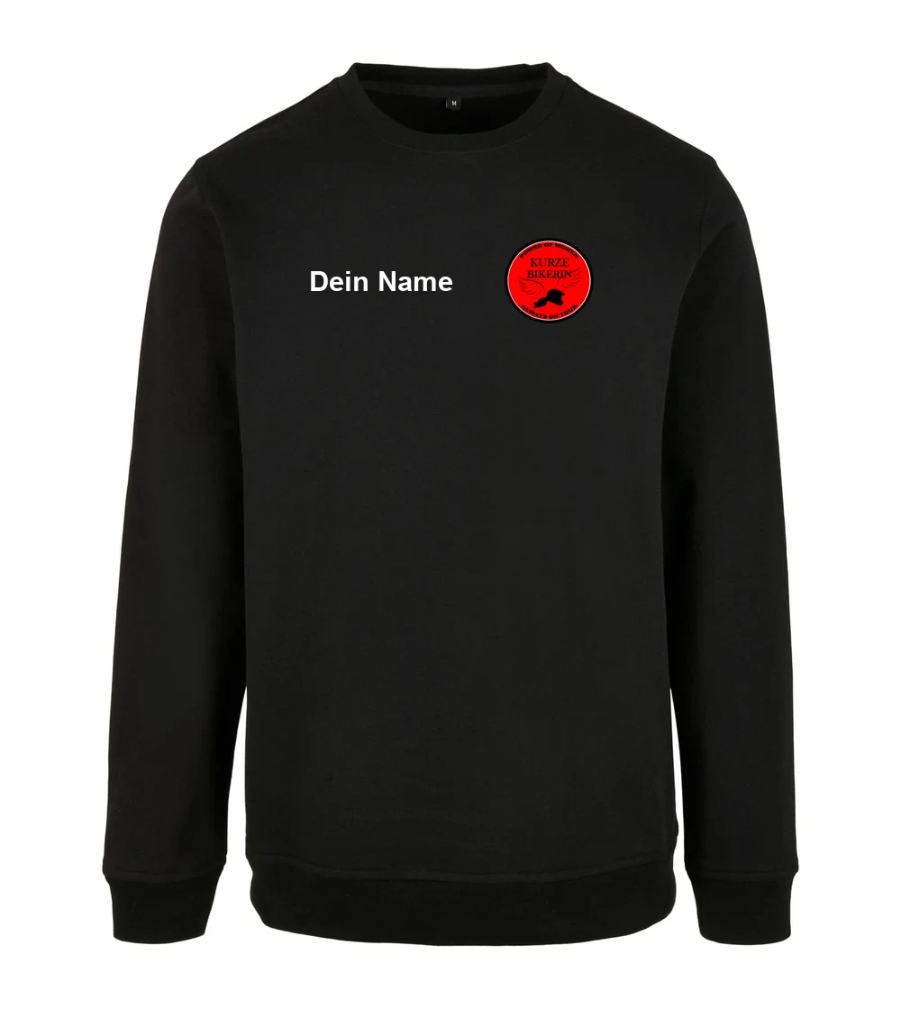 Kurze Bikerin Merchandise - Sweatshirt in Black