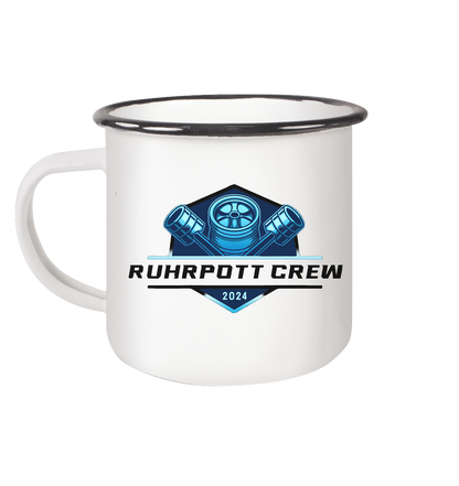 Ruhrpott Crew 2024 - Emaille Tasse (Black)