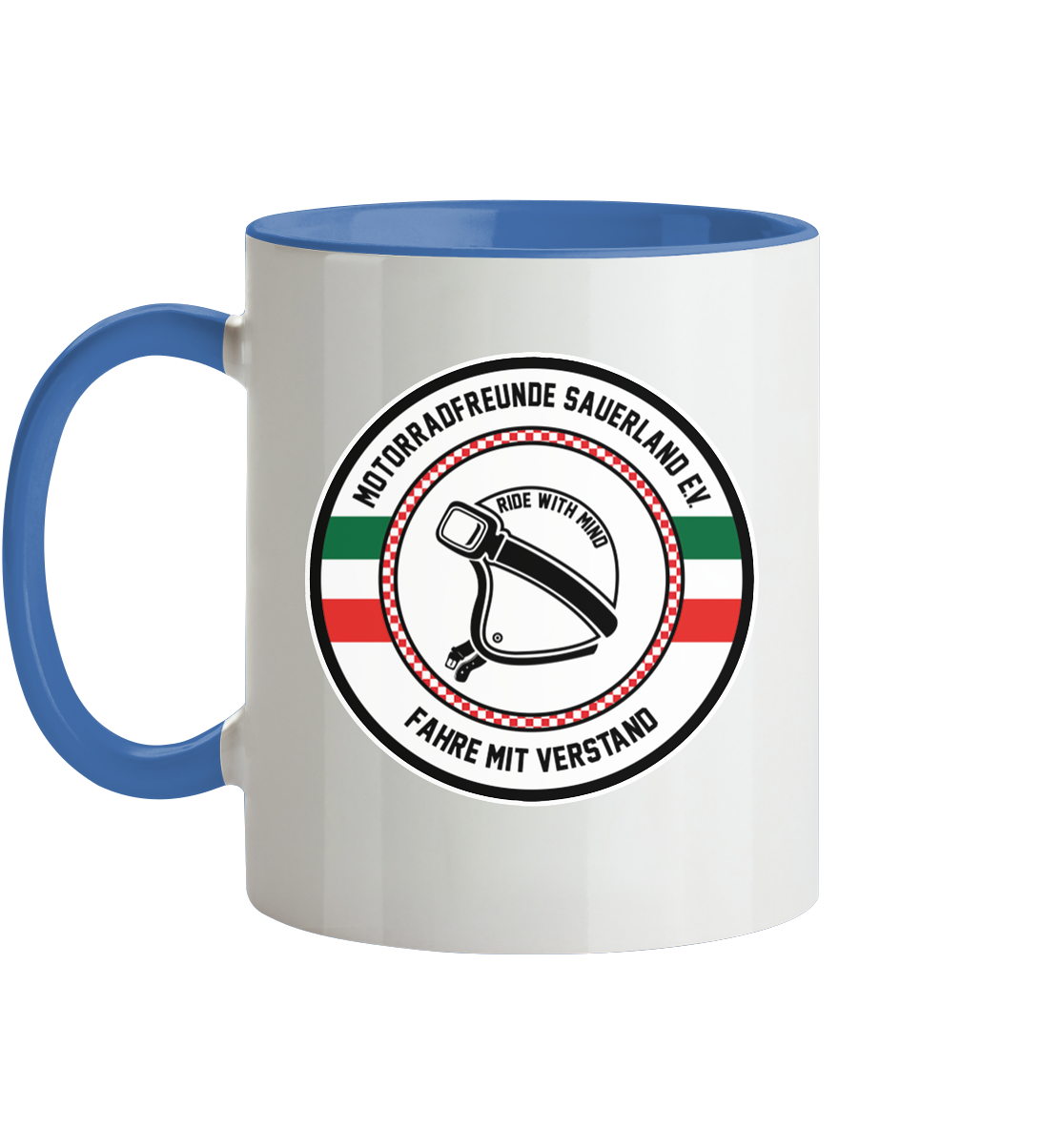 Motorradfreunde Sauerland - Tasse zweifarbig