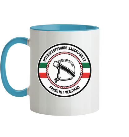 Motorradfreunde Sauerland - Tasse zweifarbig