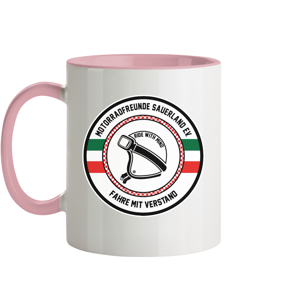 Motorradfreunde Sauerland - Tasse zweifarbig
