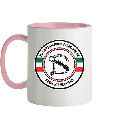 Motorradfreunde Sauerland - Tasse zweifarbig