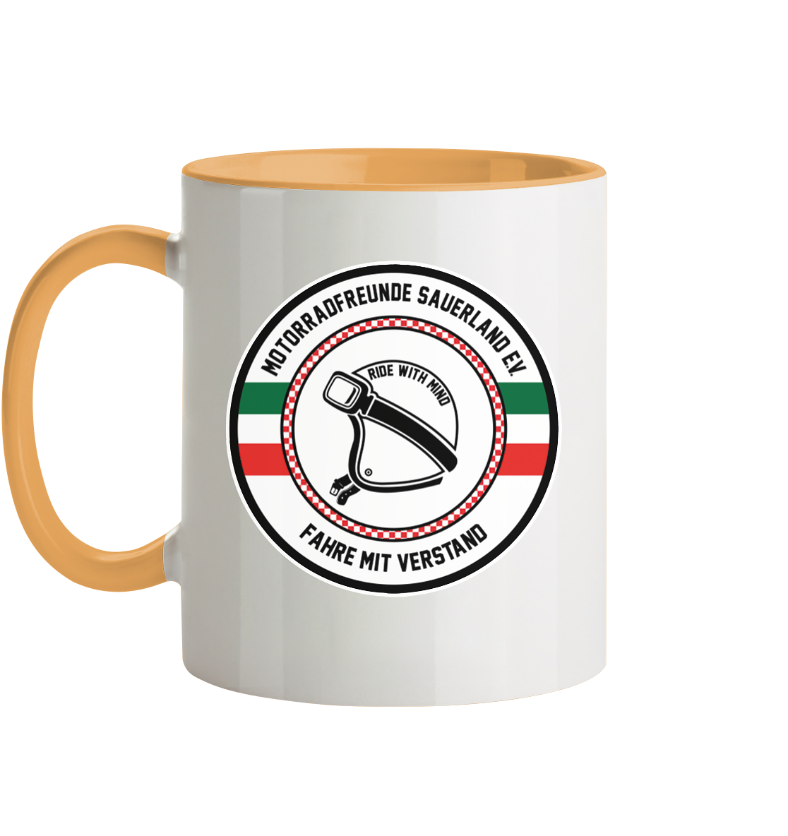 Motorradfreunde Sauerland - Tasse zweifarbig