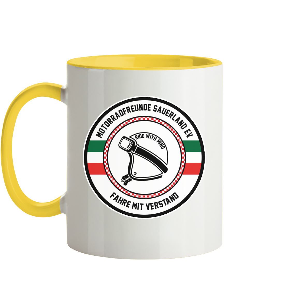 Motorradfreunde Sauerland - Tasse zweifarbig
