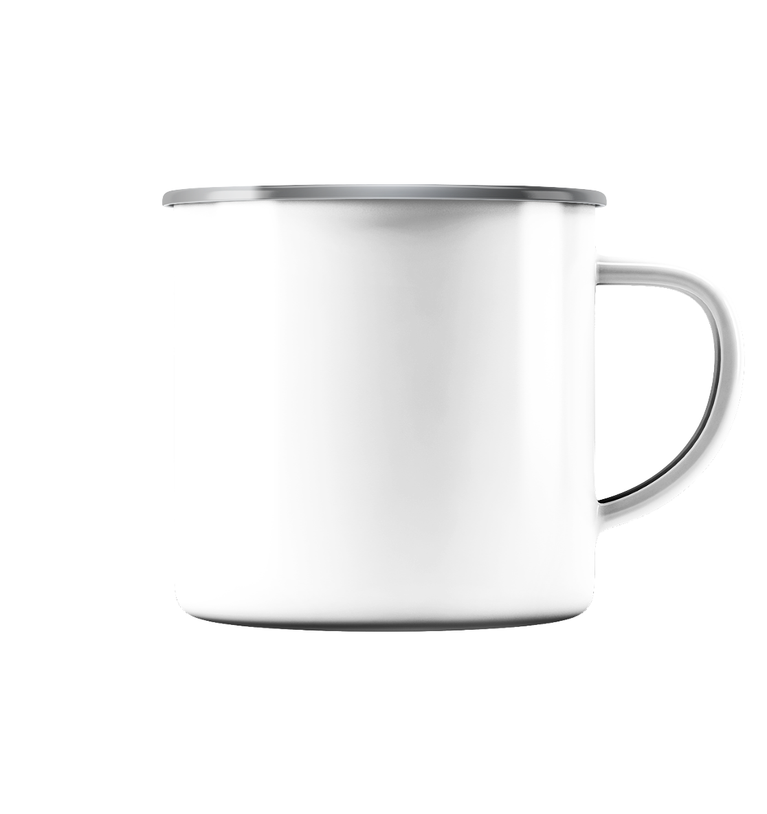 G00mba Emotes Collection - Emaille Tasse (Silber)