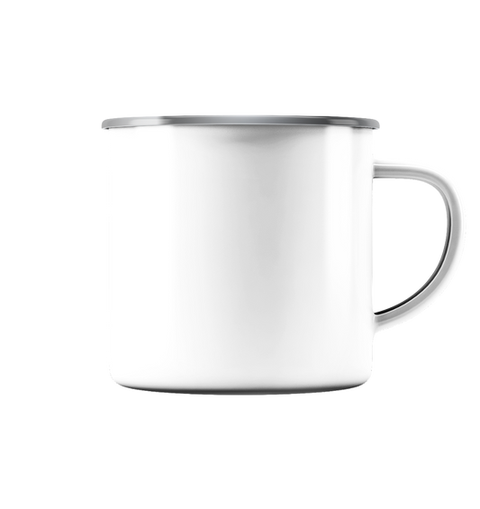 G00mba Emotes Collection - Emaille Tasse (Silber)