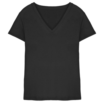 Kurze Bikerin Merchandise - Ladies V-Neck Shirt