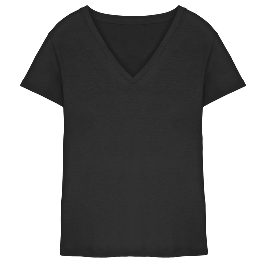 Kurze Bikerin Merchandise - Ladies V-Neck Shirt