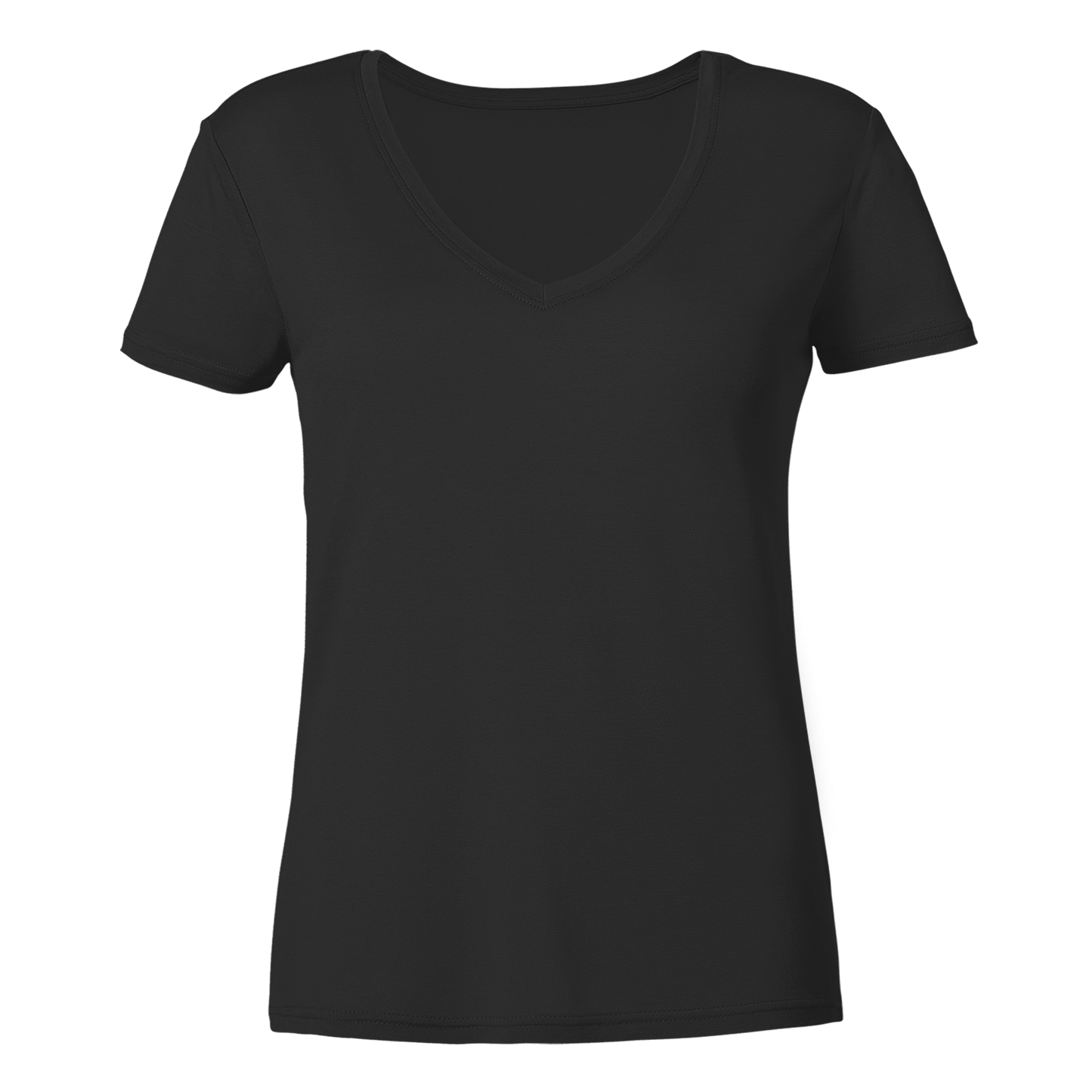 Kurze Bikerin Merchandise - Ladies V-Neck Shirt