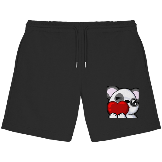 Candy Panda Love - Organic Jogger Shorts