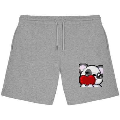 Candy Panda Love - Organic Jogger Shorts