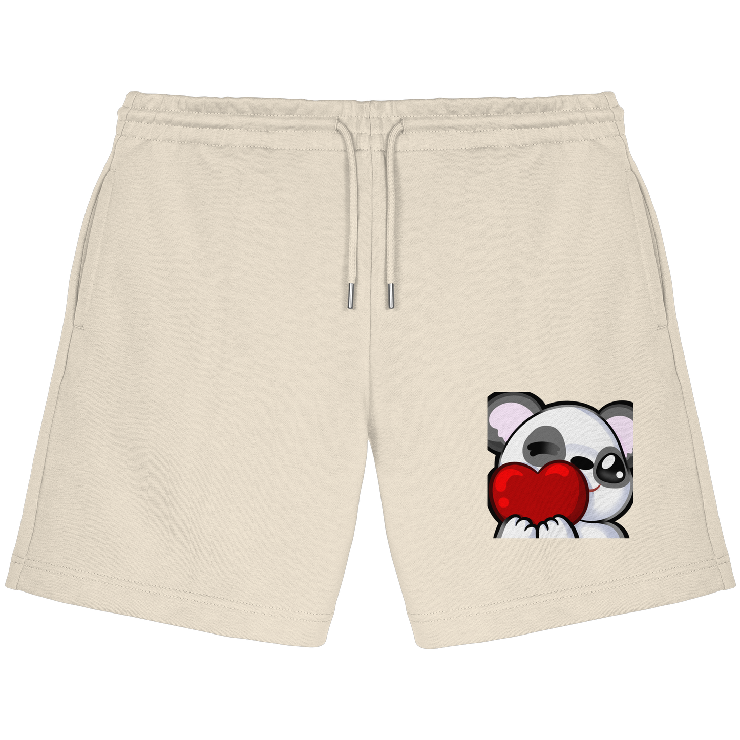 Candy Panda Love - Organic Jogger Shorts