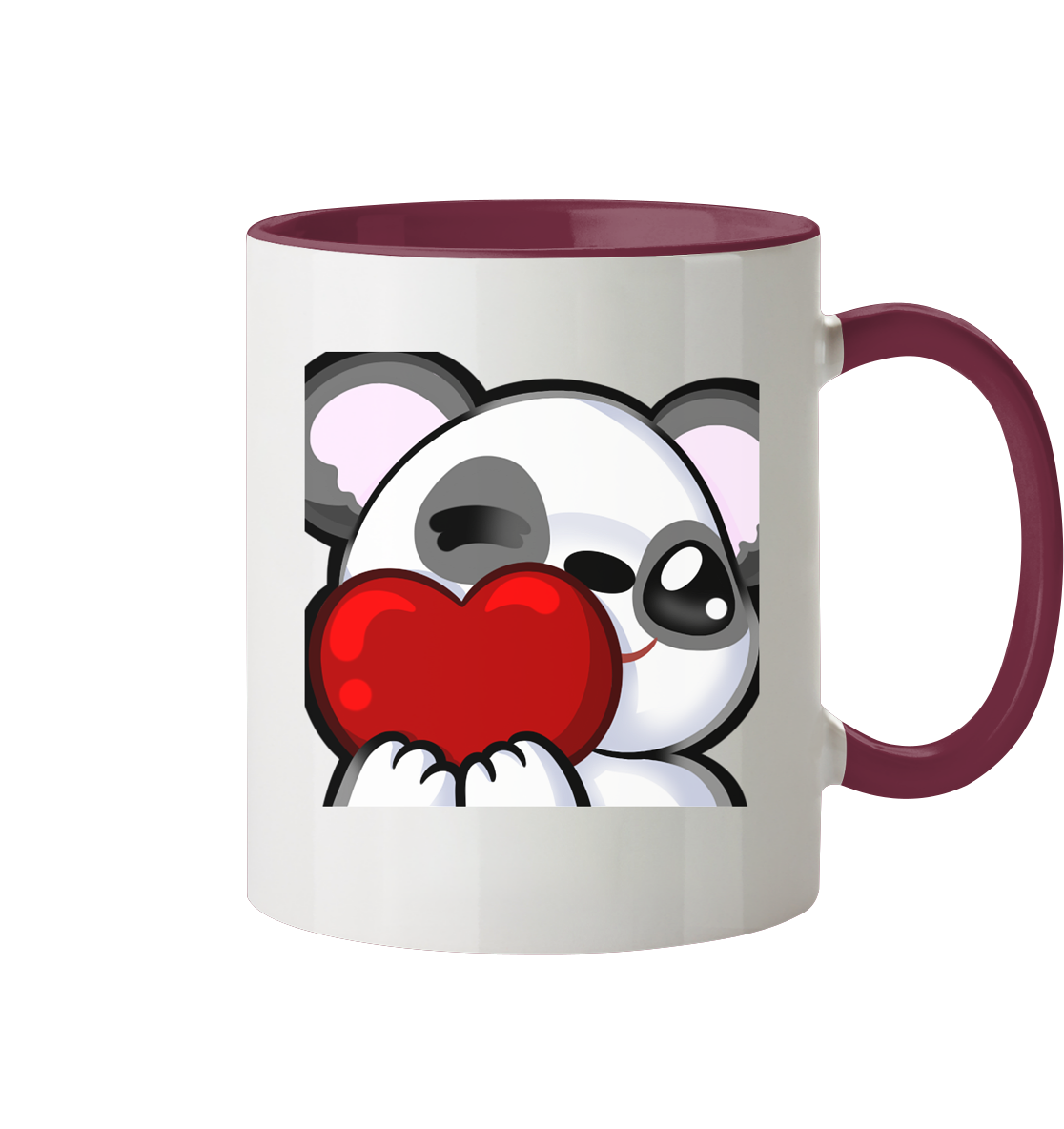 Candy Panda Love - Tasse zweifarbig