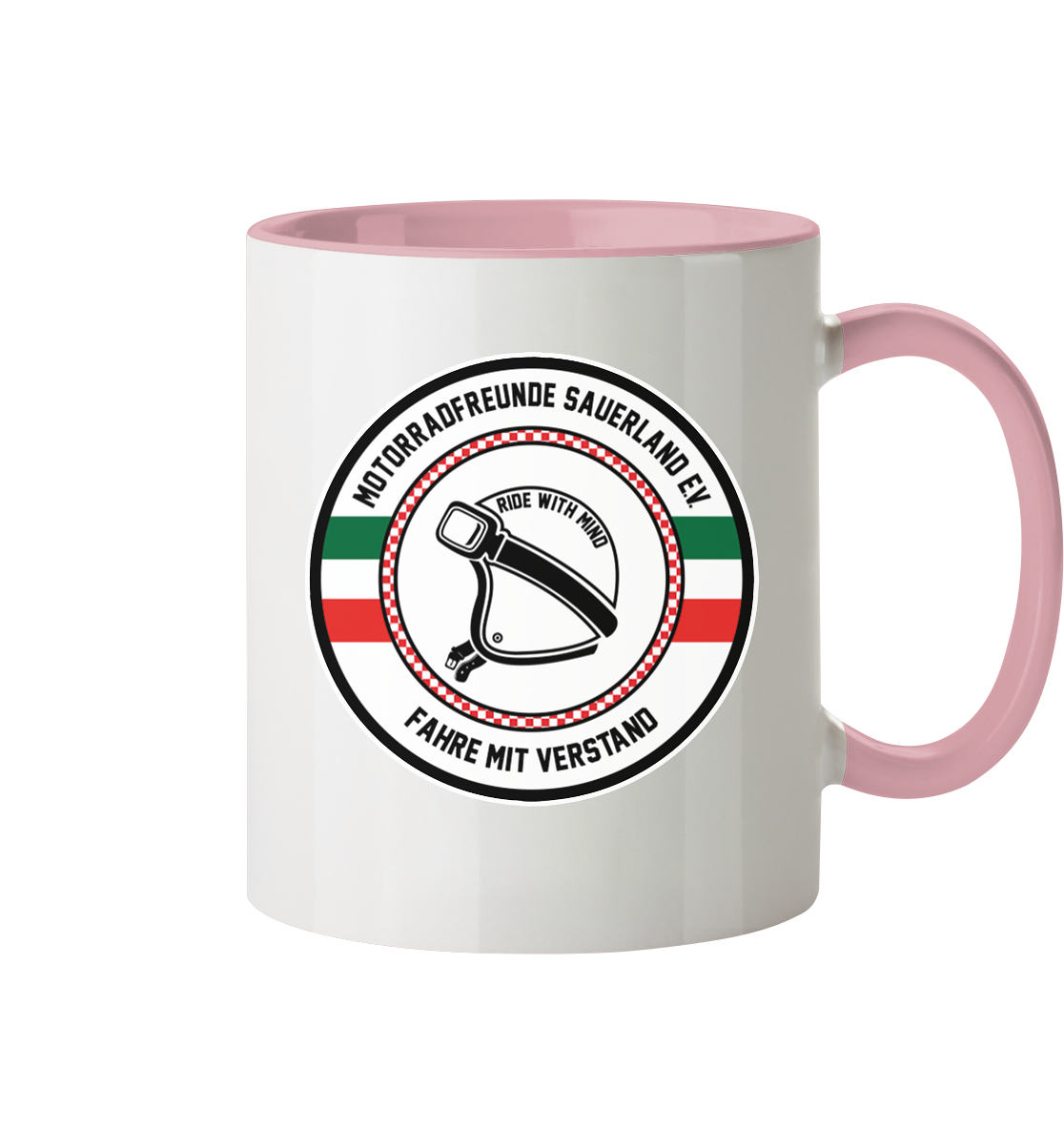 Motorradfreunde Sauerland - Tasse zweifarbig