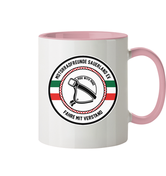 Motorradfreunde Sauerland - Tasse zweifarbig