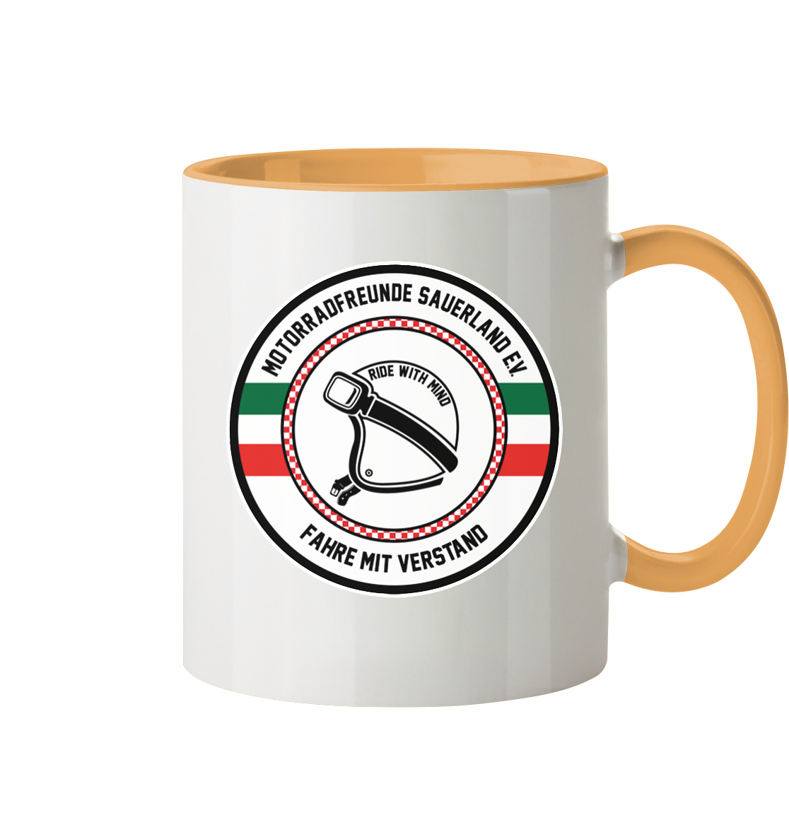 Motorradfreunde Sauerland - Tasse zweifarbig