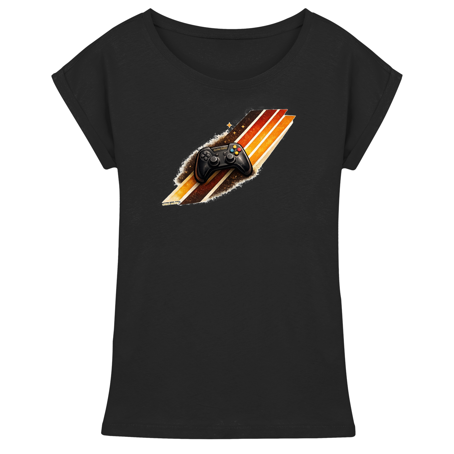 CHUCK NOZZY Retro Limited Edition - Womens Extended Shoulder T-Shirt