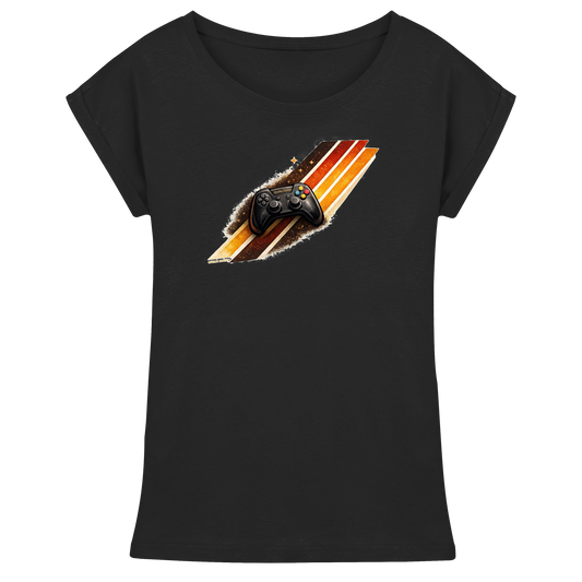 CHUCK NOZZY Retro Limited Edition - Womens Extended Shoulder T-Shirt