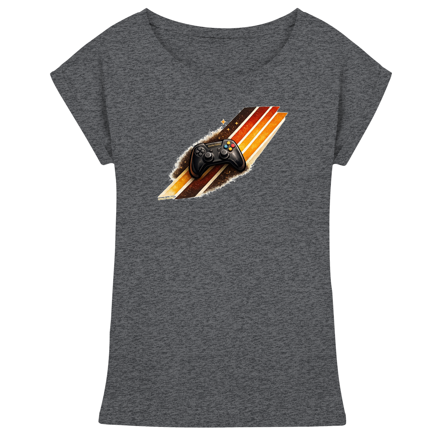 CHUCK NOZZY Retro Limited Edition - Womens Extended Shoulder T-Shirt